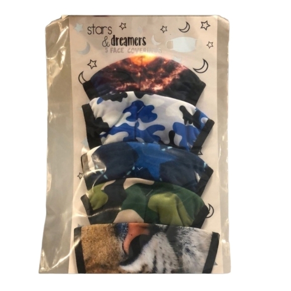 stars & dreamers Other - Stars and dreamers New! 5 pack face masks